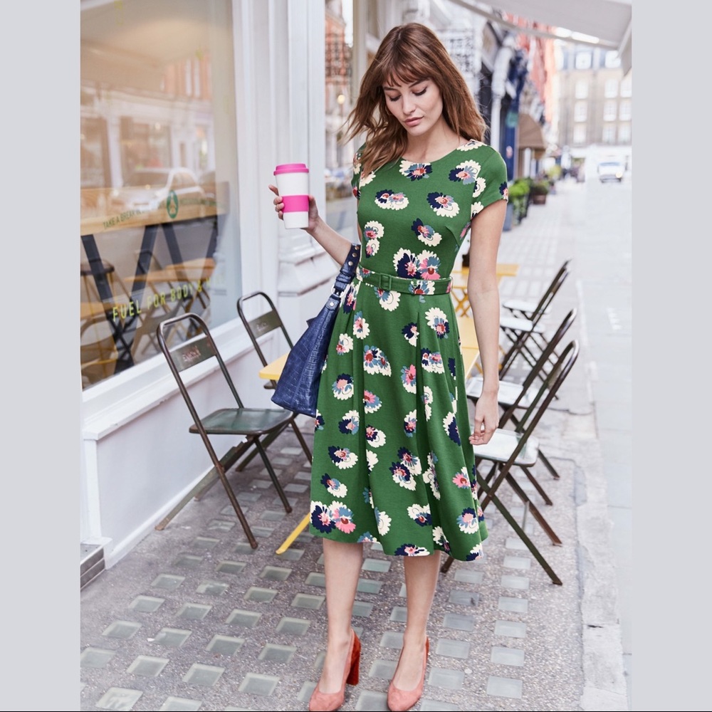 Boden Aida Ponte Dress 2P Petite